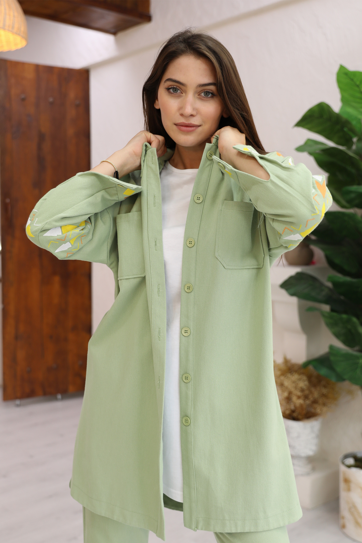 Ensemble 3 Pièces – Léa – Vert – vue 3