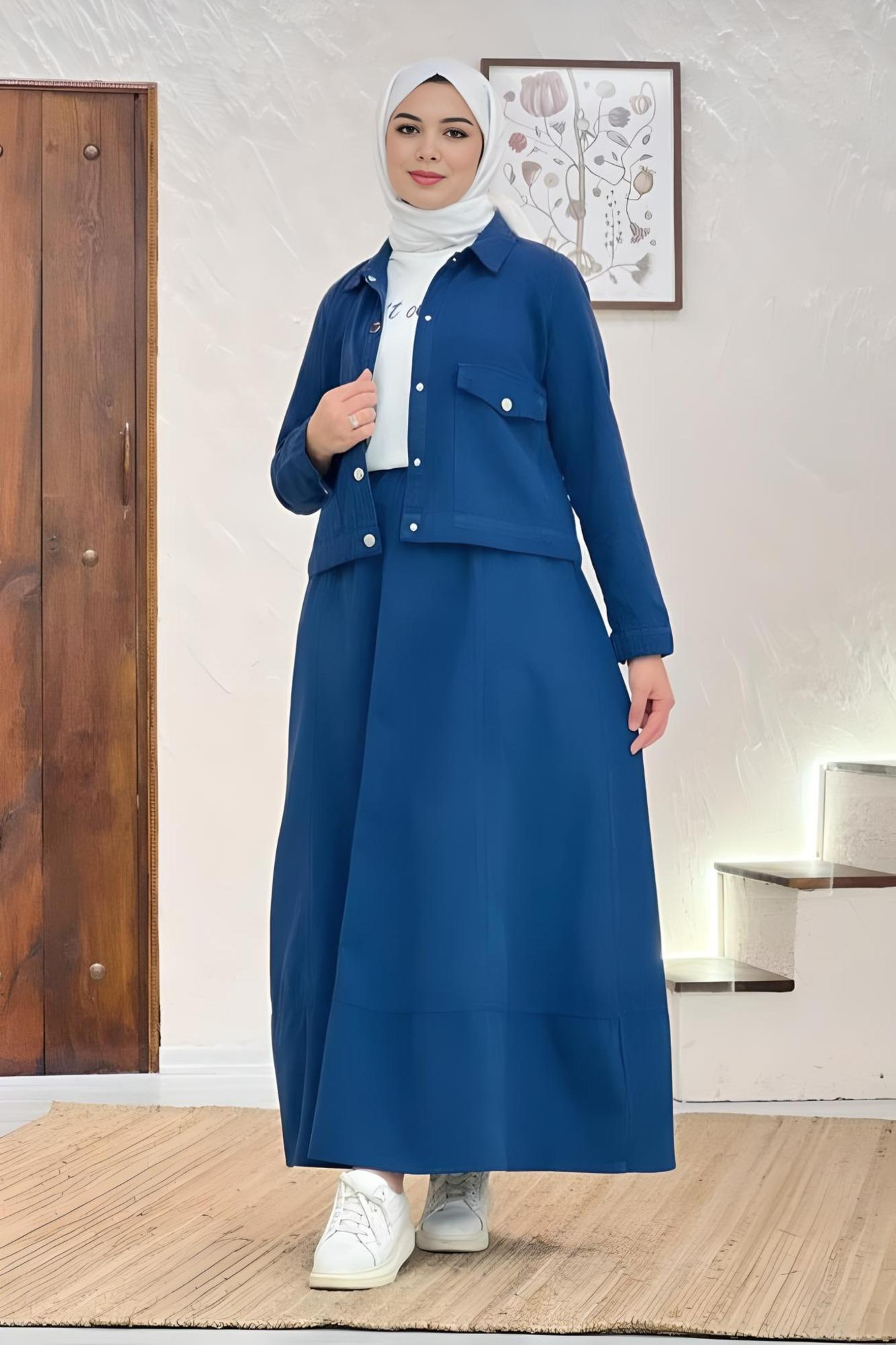 3 Piece Set - Luna - Blue - Jeans