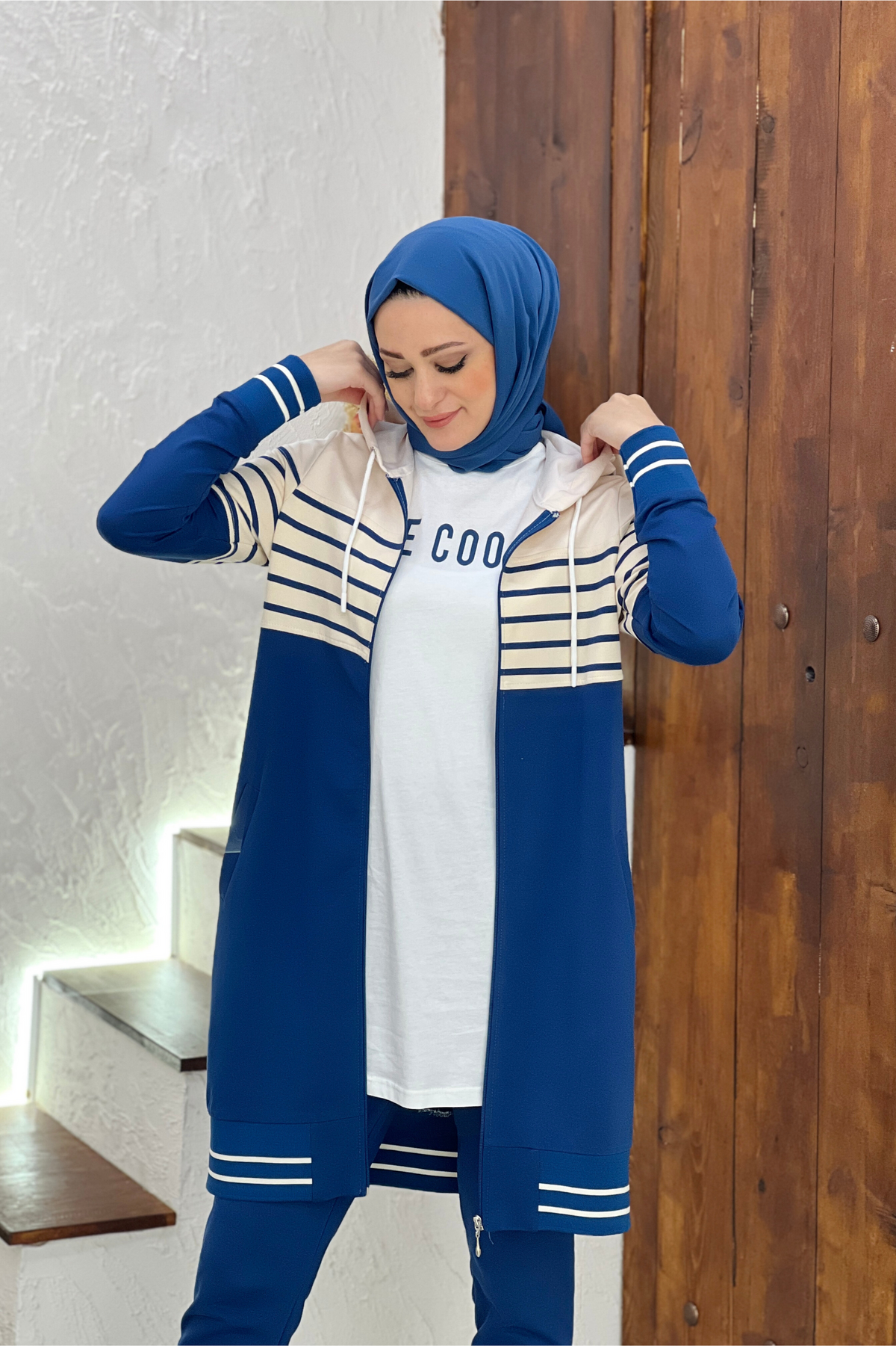 Ensemble 3 Pièces – Sofia – Bleu – vue 3