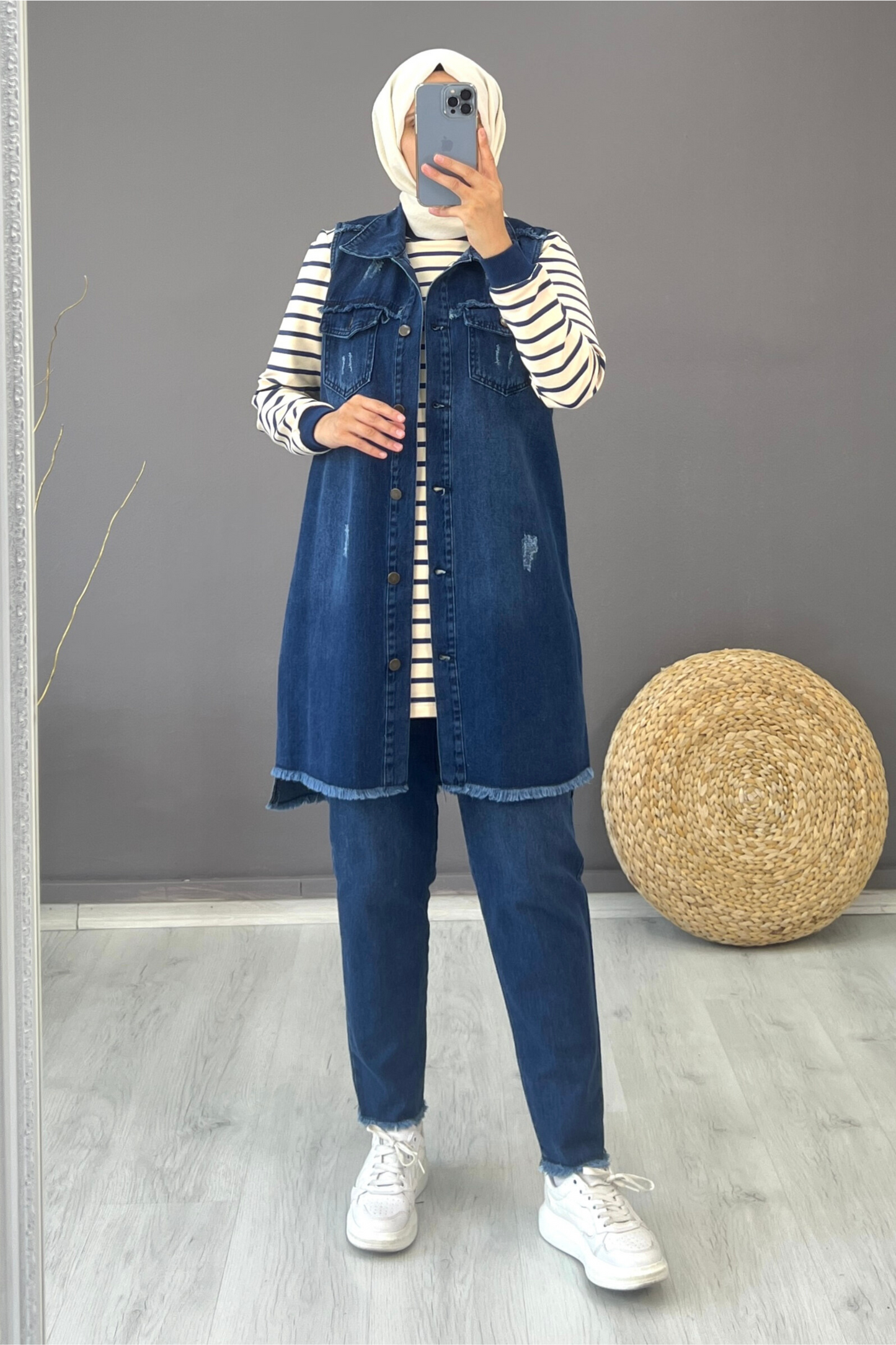 3 Piece Set - Assala - Blue - Jeans