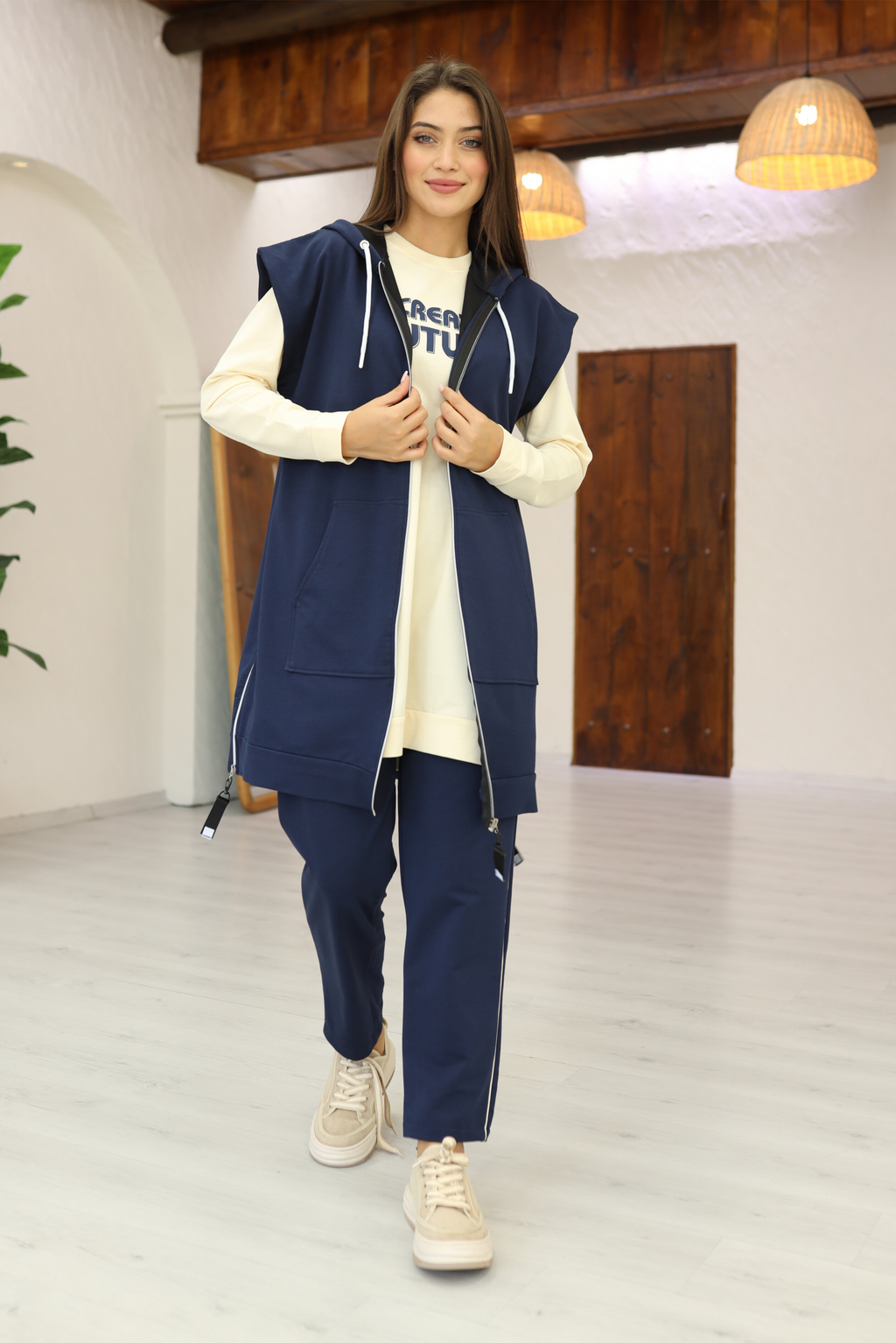 Ensemble 3 Pièces – Eliz – Bleu Foncé