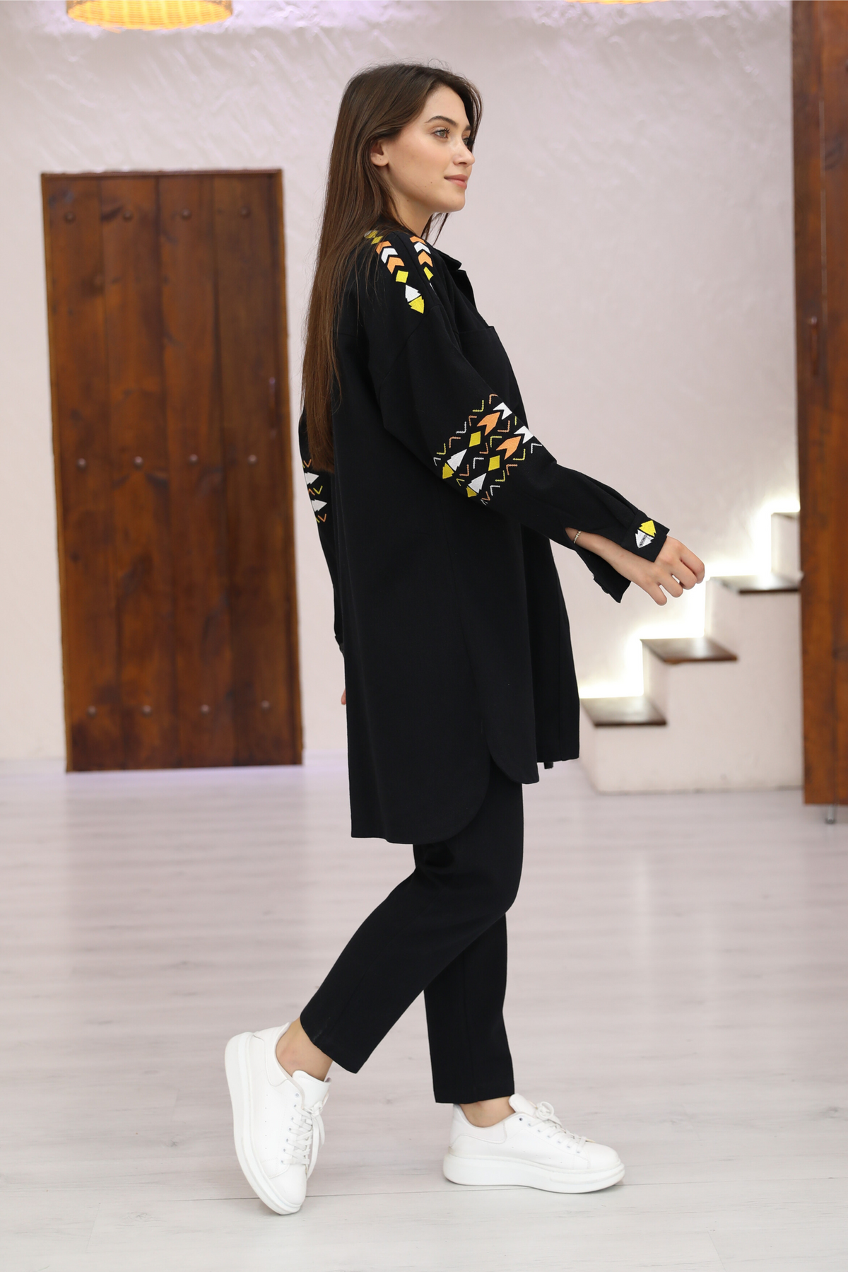 Ensemble 3 Pièces – Léa – Noir – vue 2
