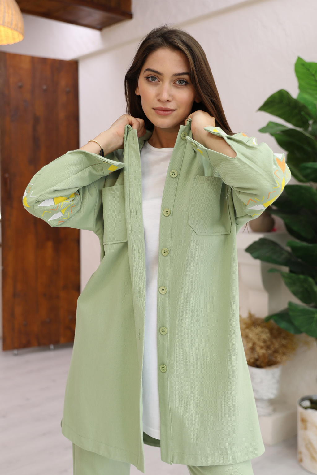 Ensemble 3 Pièces – Léa – Vert – vue 3