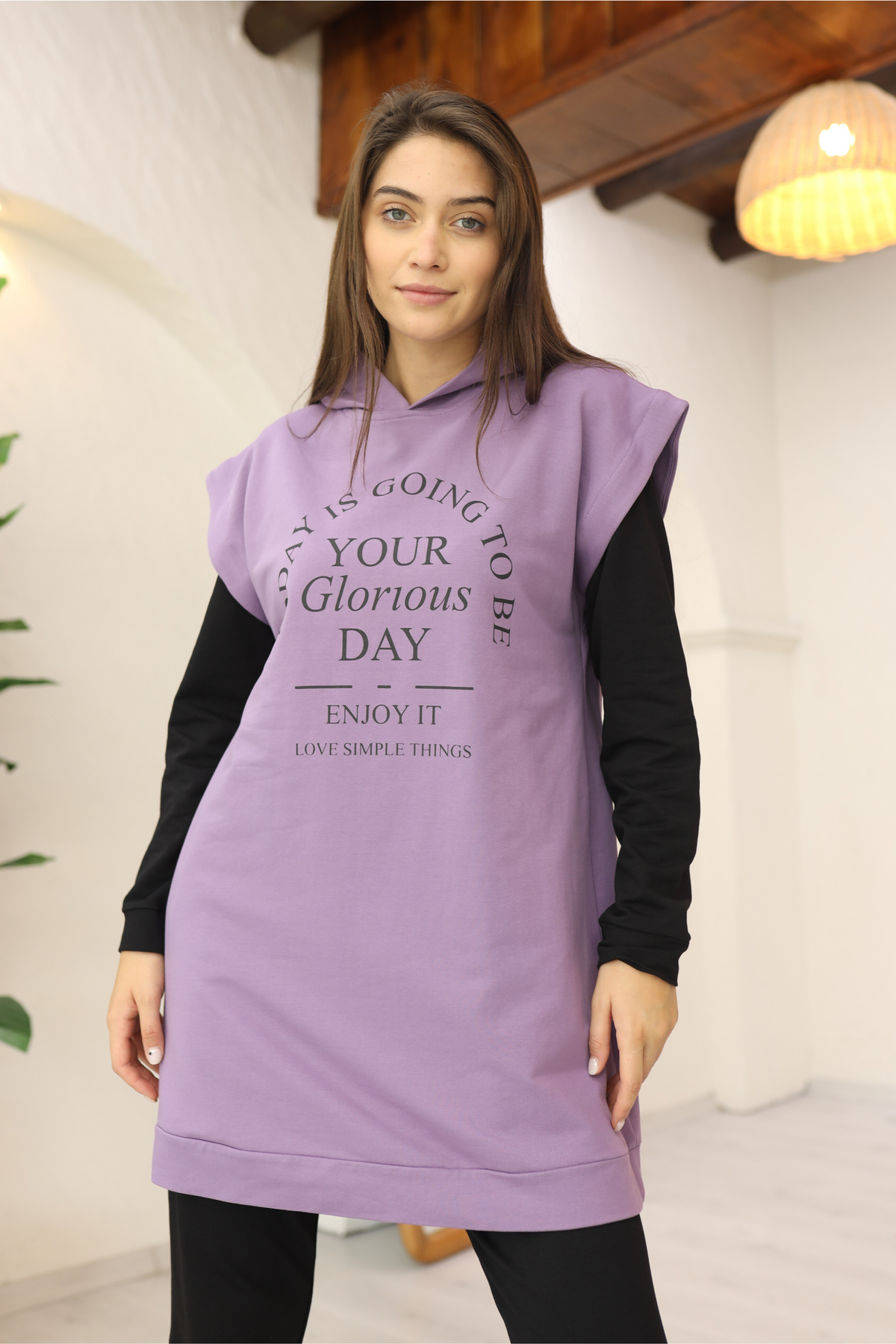 Ensemble 3 Pièces – Yasmine – Violet – vue 3