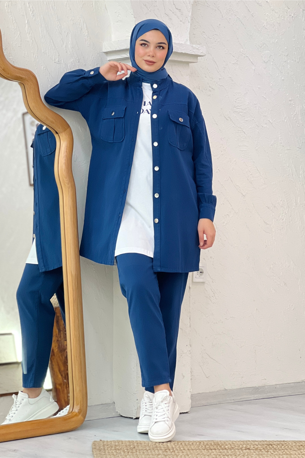 Ensemble 3 Pièces – Lila – Bleu – vue 2