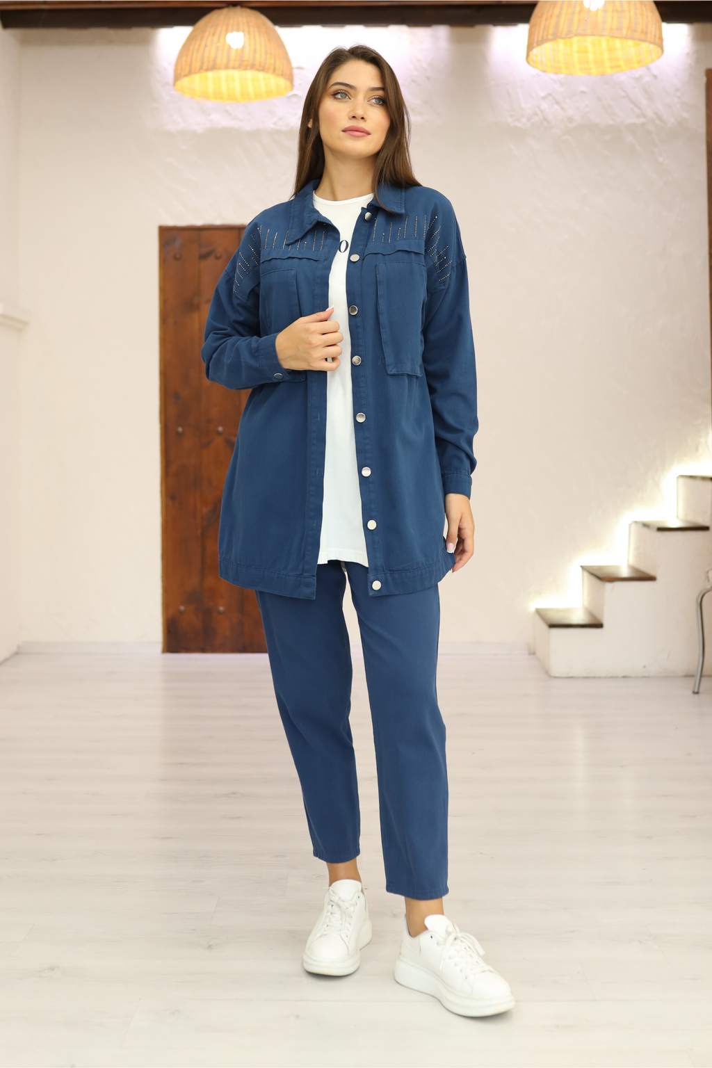 Ensemble 3 Pièces – Sarah – Bleu
