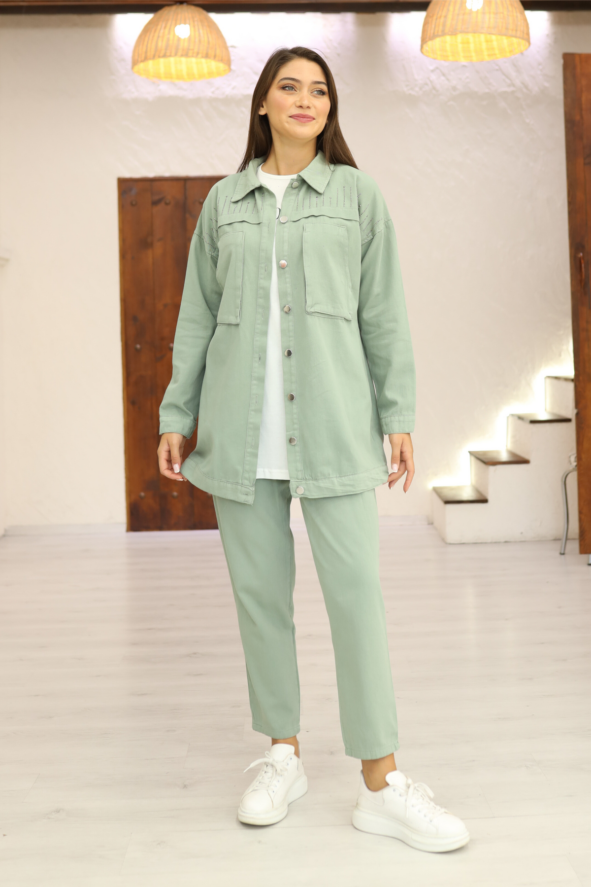 Ensemble 3 Pièces – Sarah – Vert