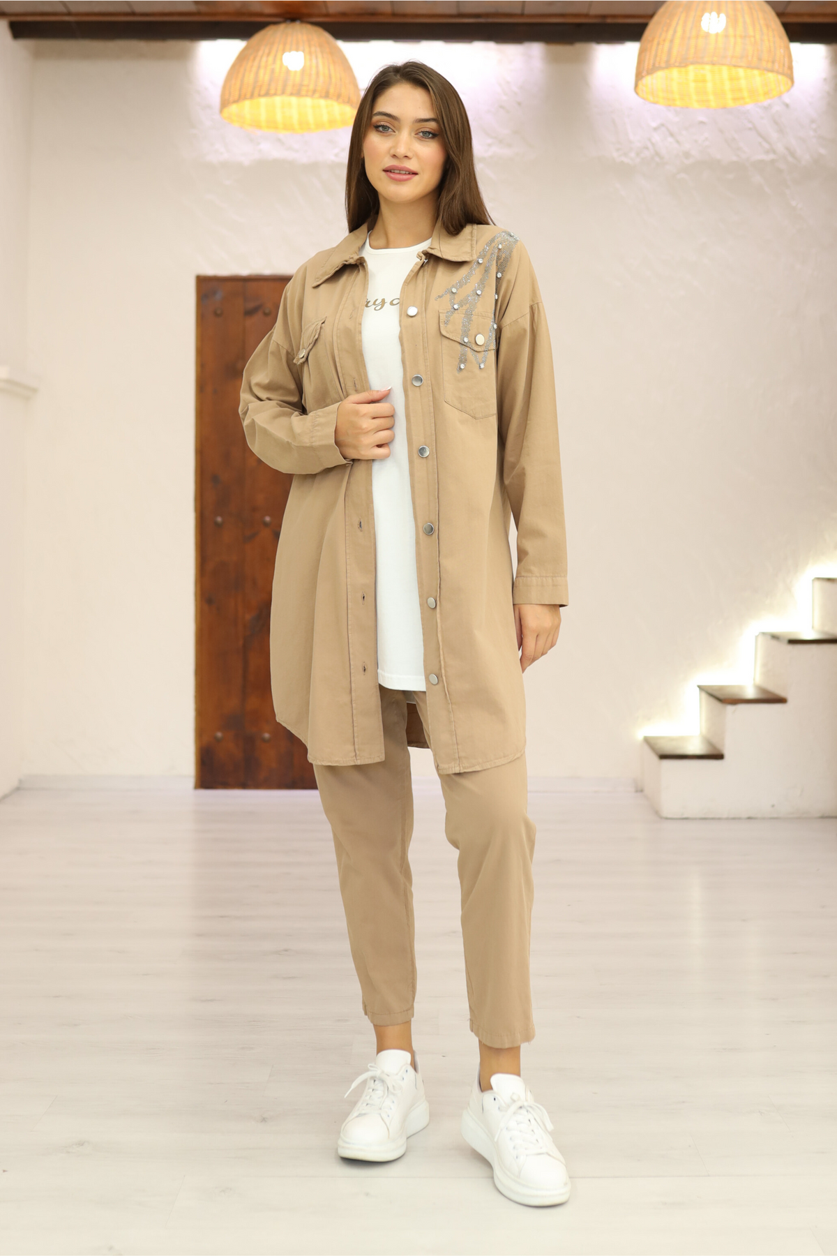 Ensemble 3 Pièces – Marie – Marron