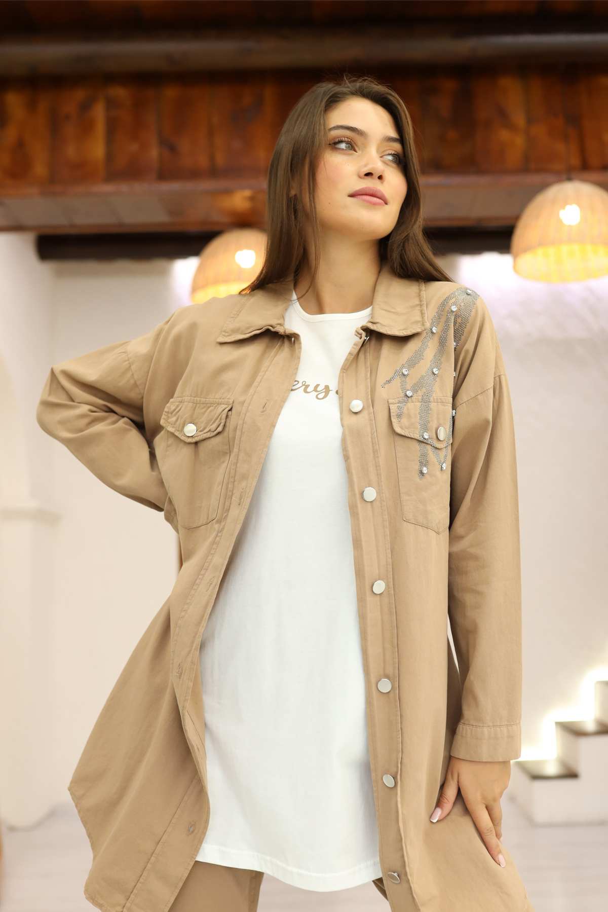 Ensemble 3 Pièces – Marie – Marron – vue 3
