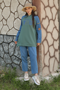 Ensemble 2 Pièces – Lysa – Vert Menthe – Jean