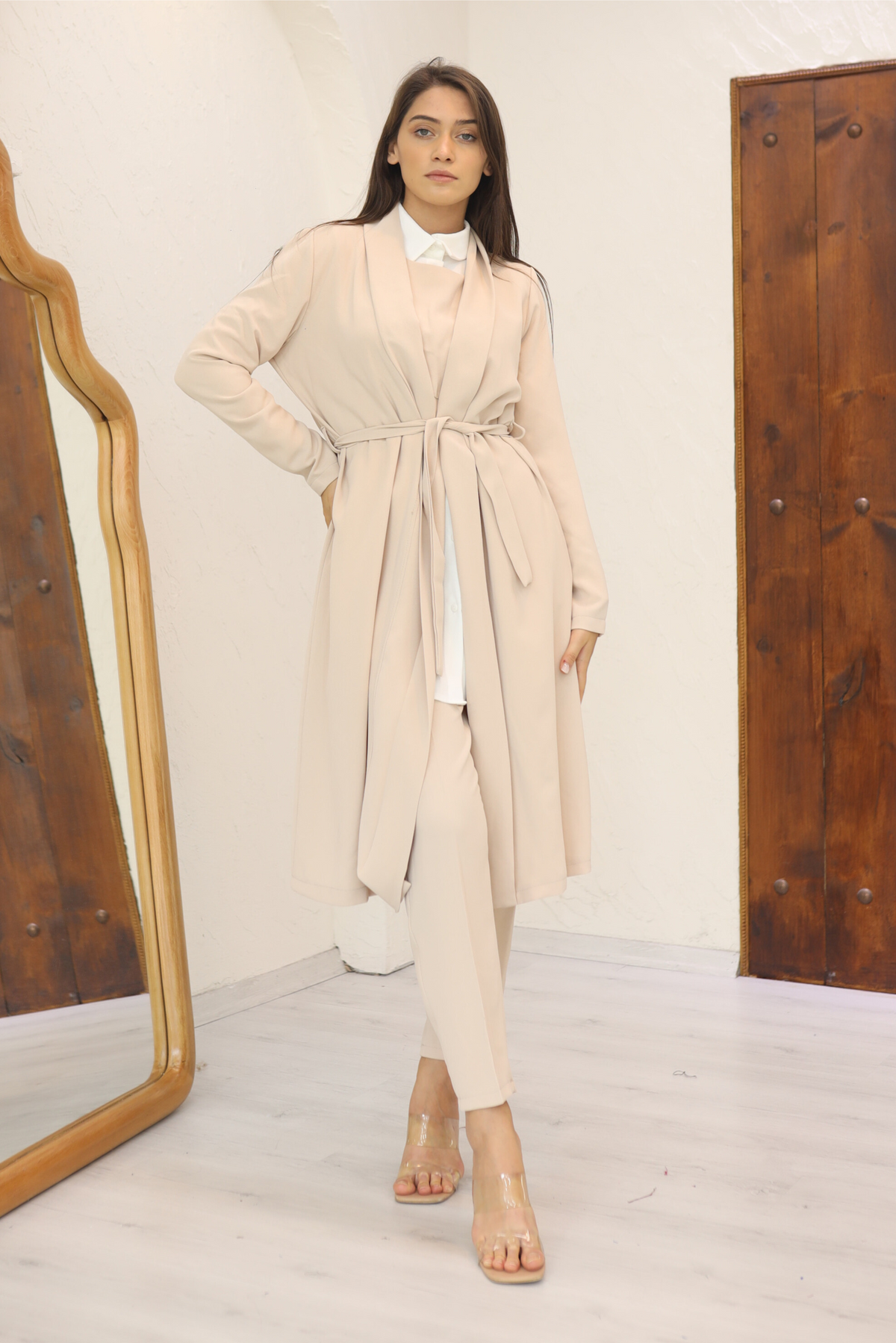 Ensemble Classique 4 Pièces – Camelya – Crème