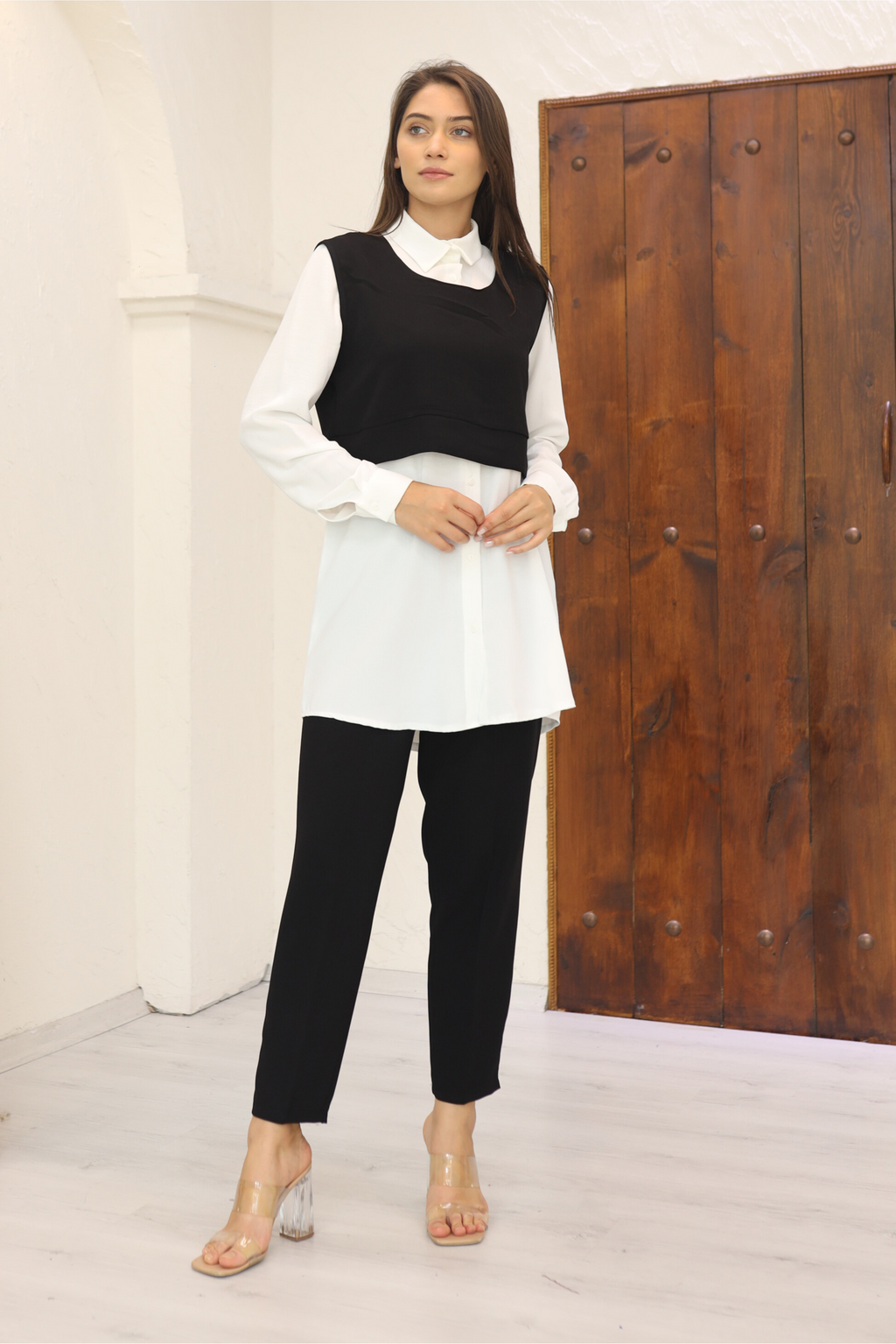 Ensemble Classique 4 Pièces – Camelya – Noir – vue 2