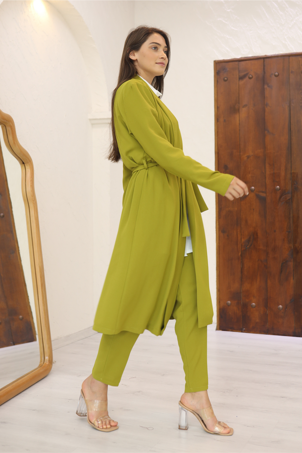 Ensemble Classique 4 Pièces – Camelya – Vert – vue 3