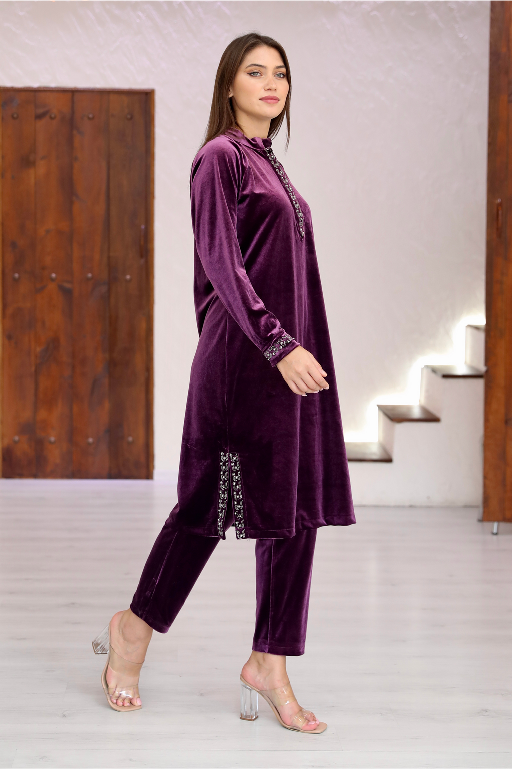 Ensemble 2 Pièces – Lyn – Violet – vue 2