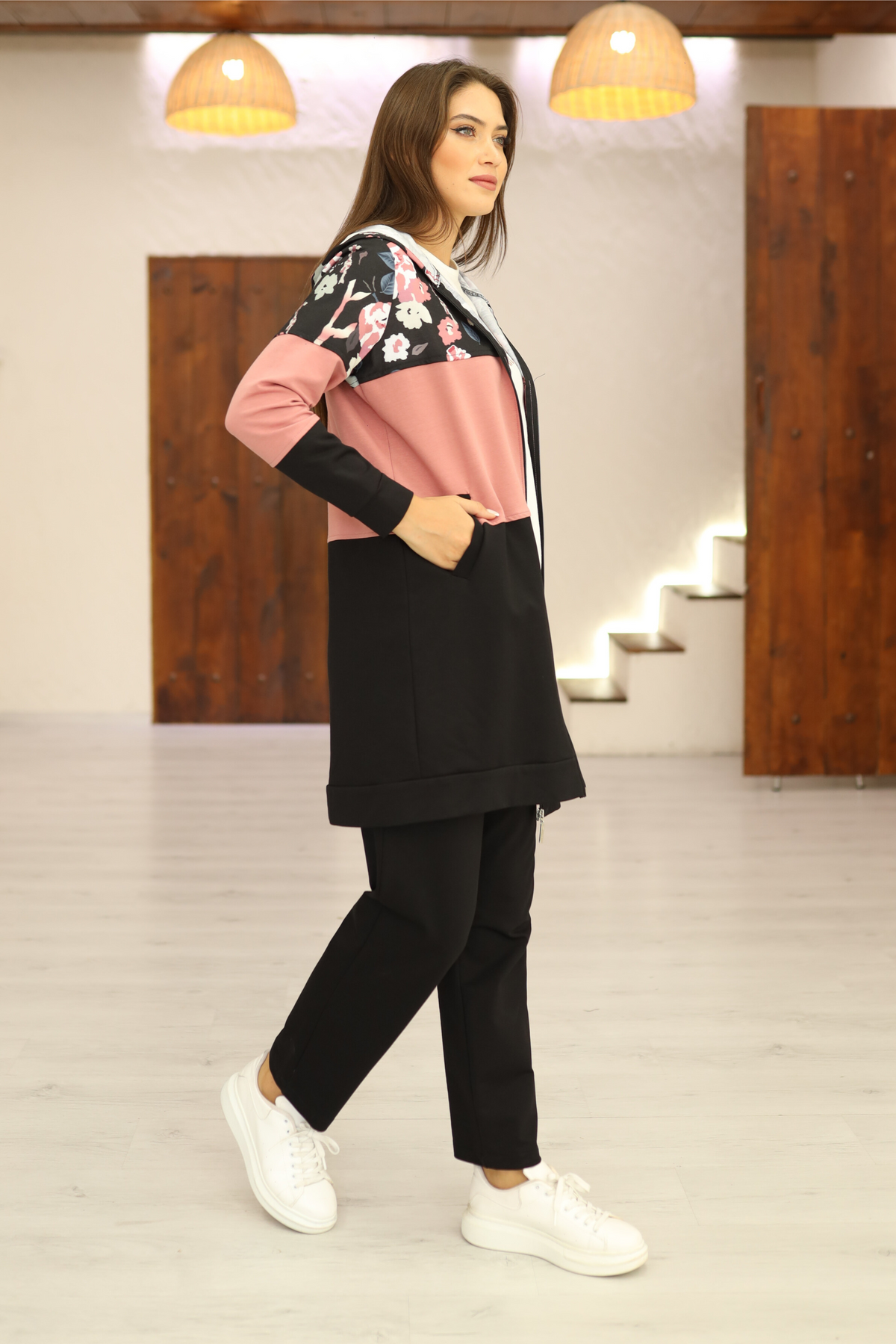 Ensemble 3 Pièces – Rosa – Corail – vue 2