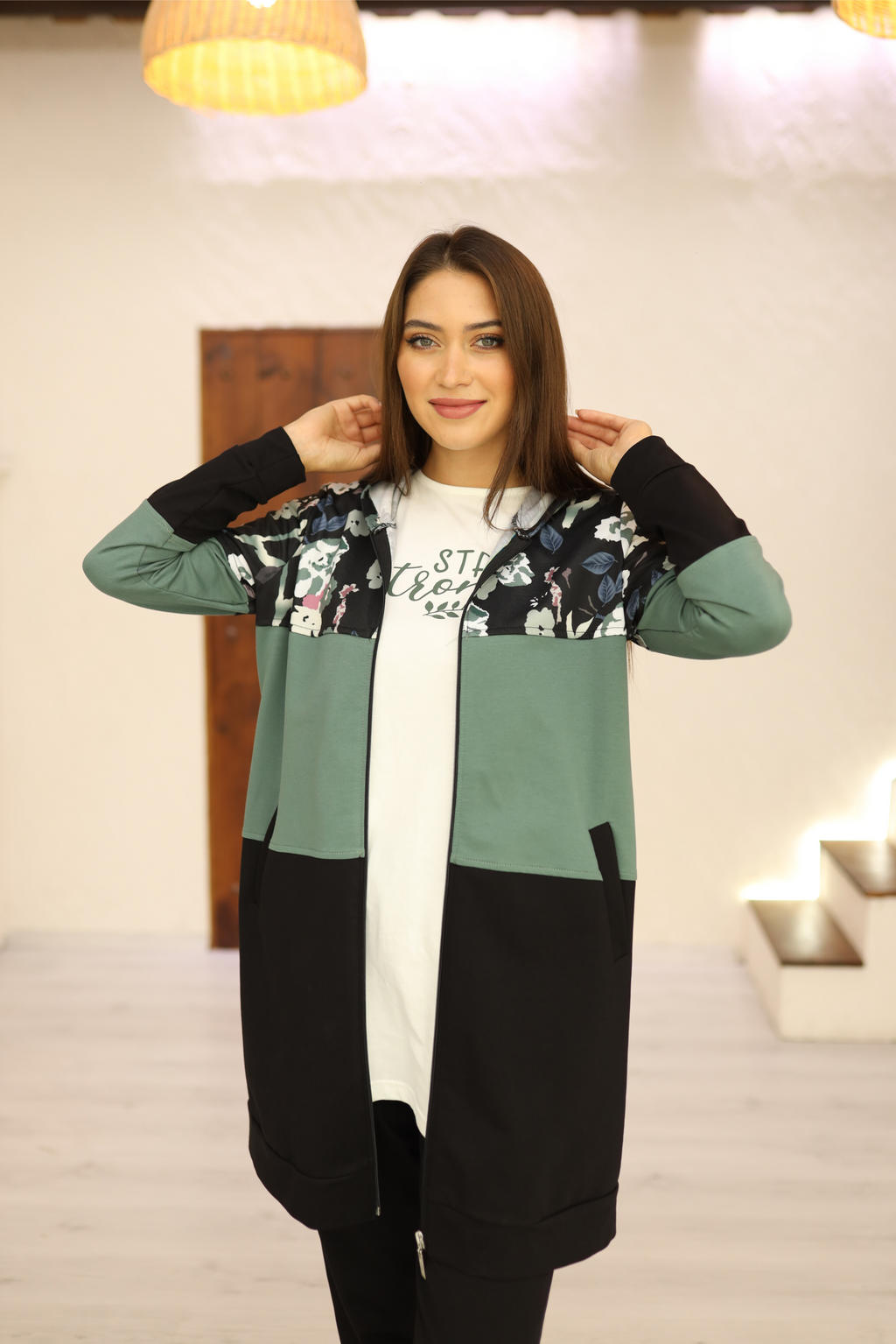 Ensemble 3 Pièces – Rosa – Vert – vue 3