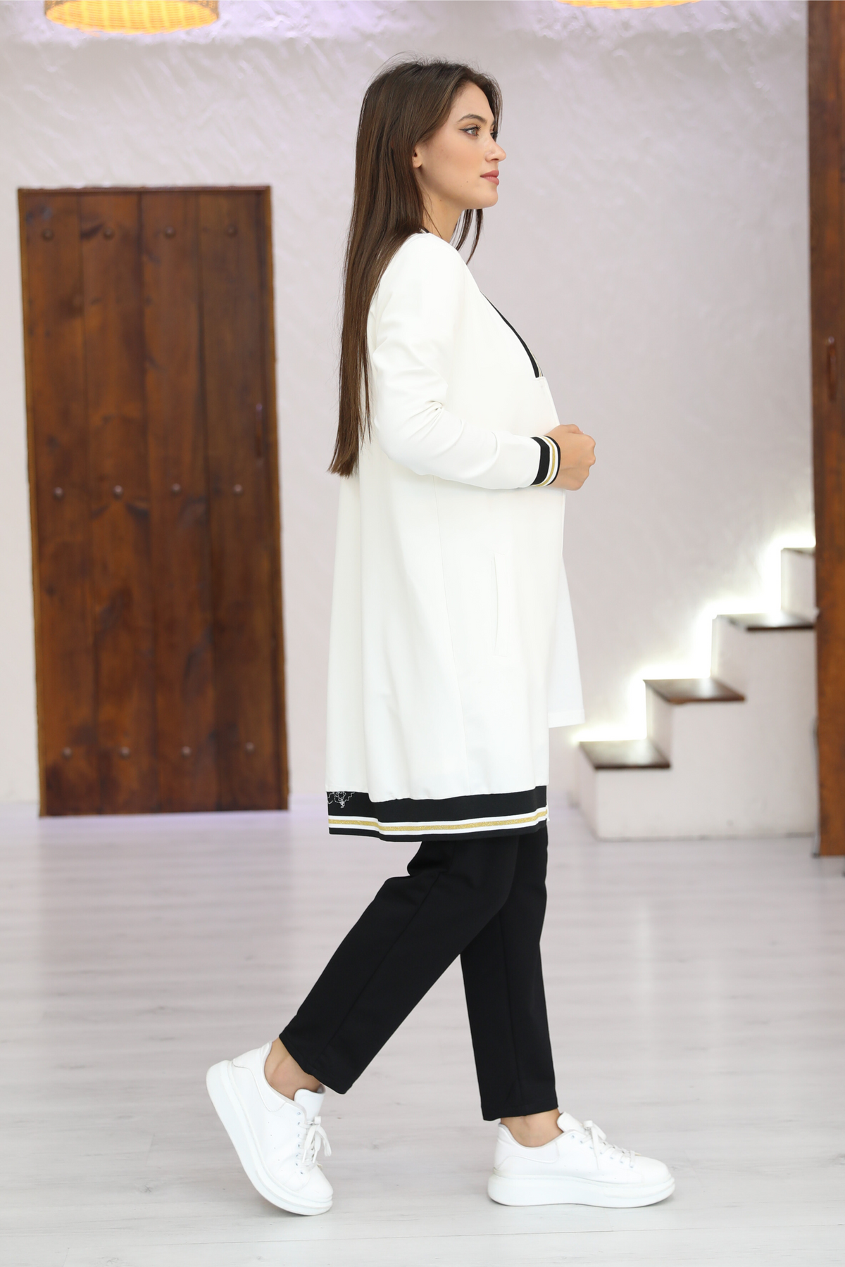 Ensemble 3 Pièces – Lina – Blanc – vue 2
