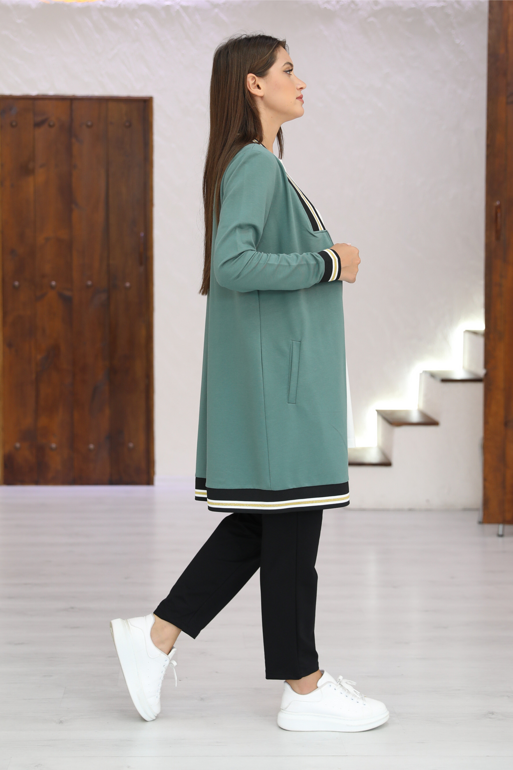 Ensemble 3 Pièces – Lina – Vert – vue 2