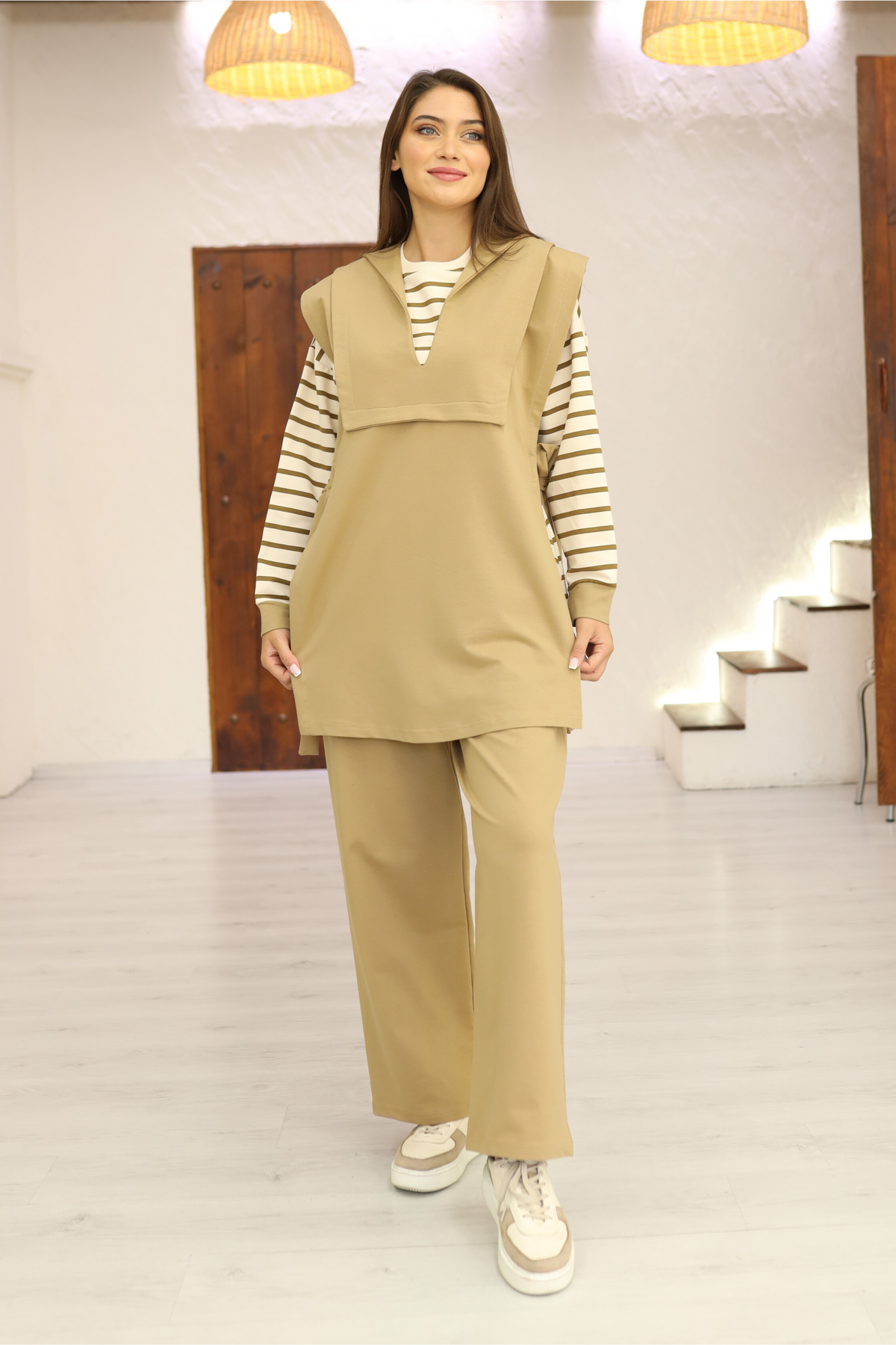 Ensemble 3 Pièces – Tara – Beige