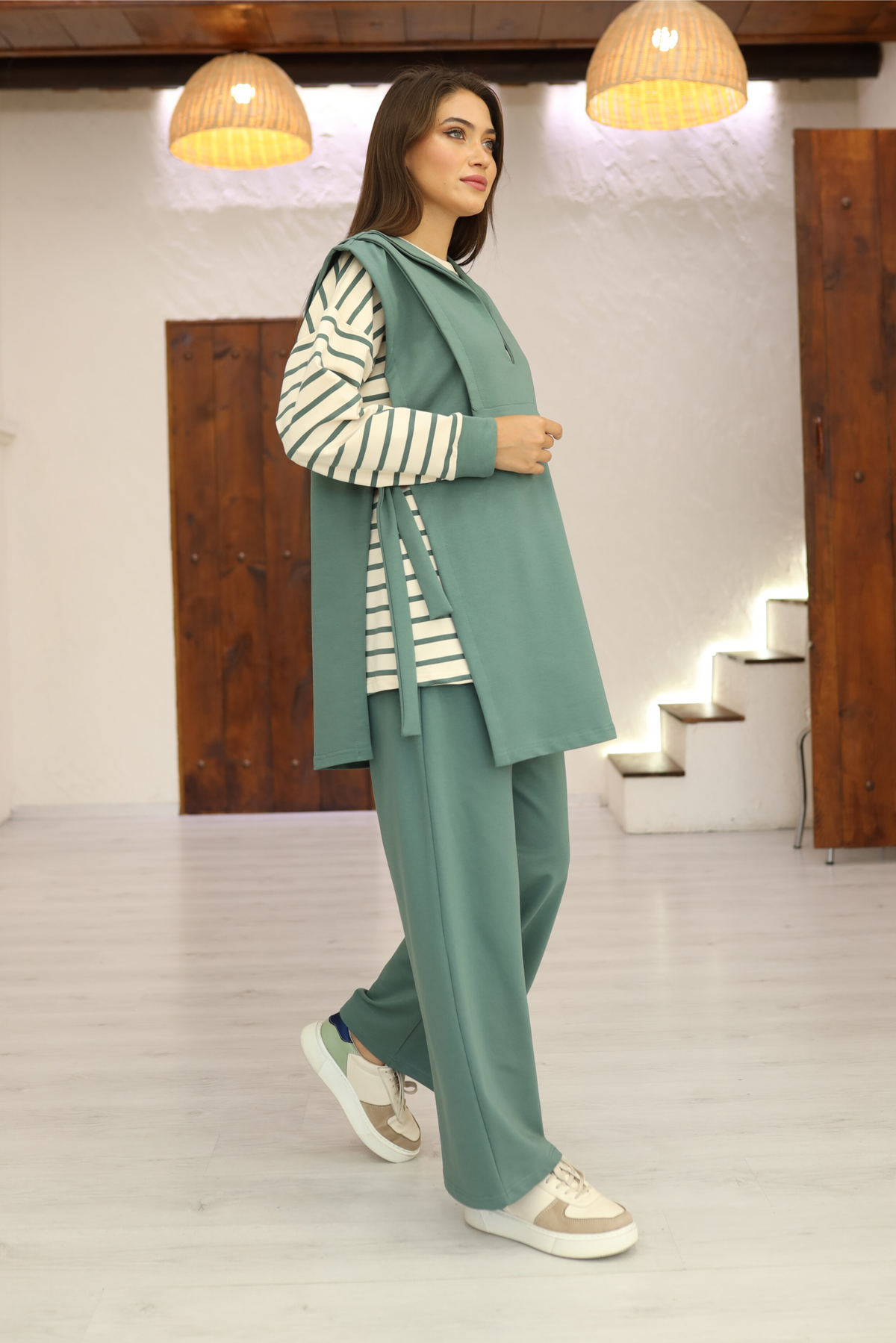 Ensemble 3 Pièces – Tara – Vert – vue 2