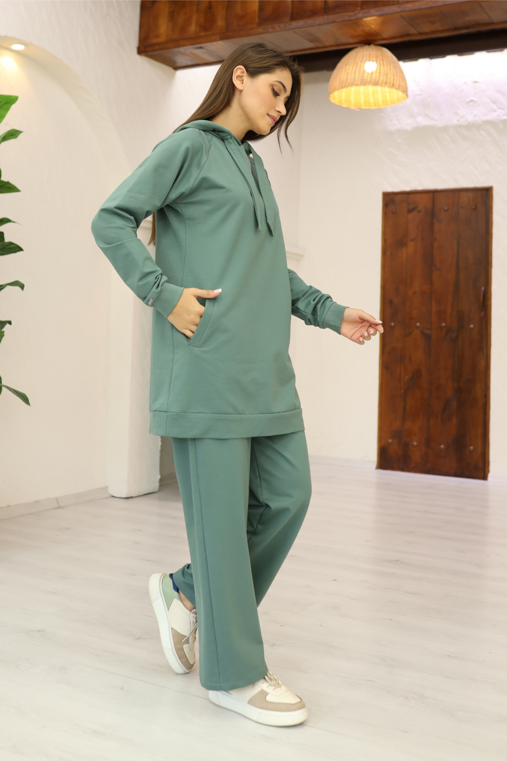 Ensemble 2 Pièces – Maya – Vert – vue 2