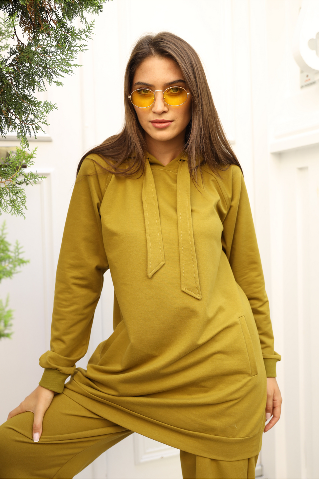 Ensemble 2 Pièces – Maya – Moutarde – vue 3