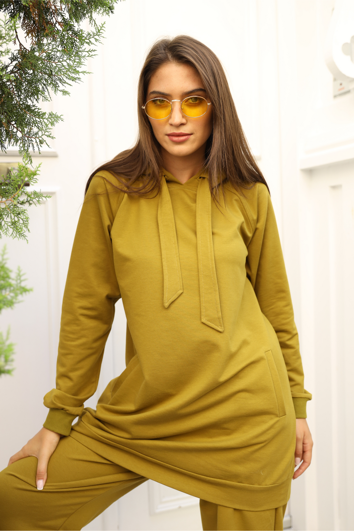 Ensemble 2 Pièces – Maya – Moutarde – vue 3