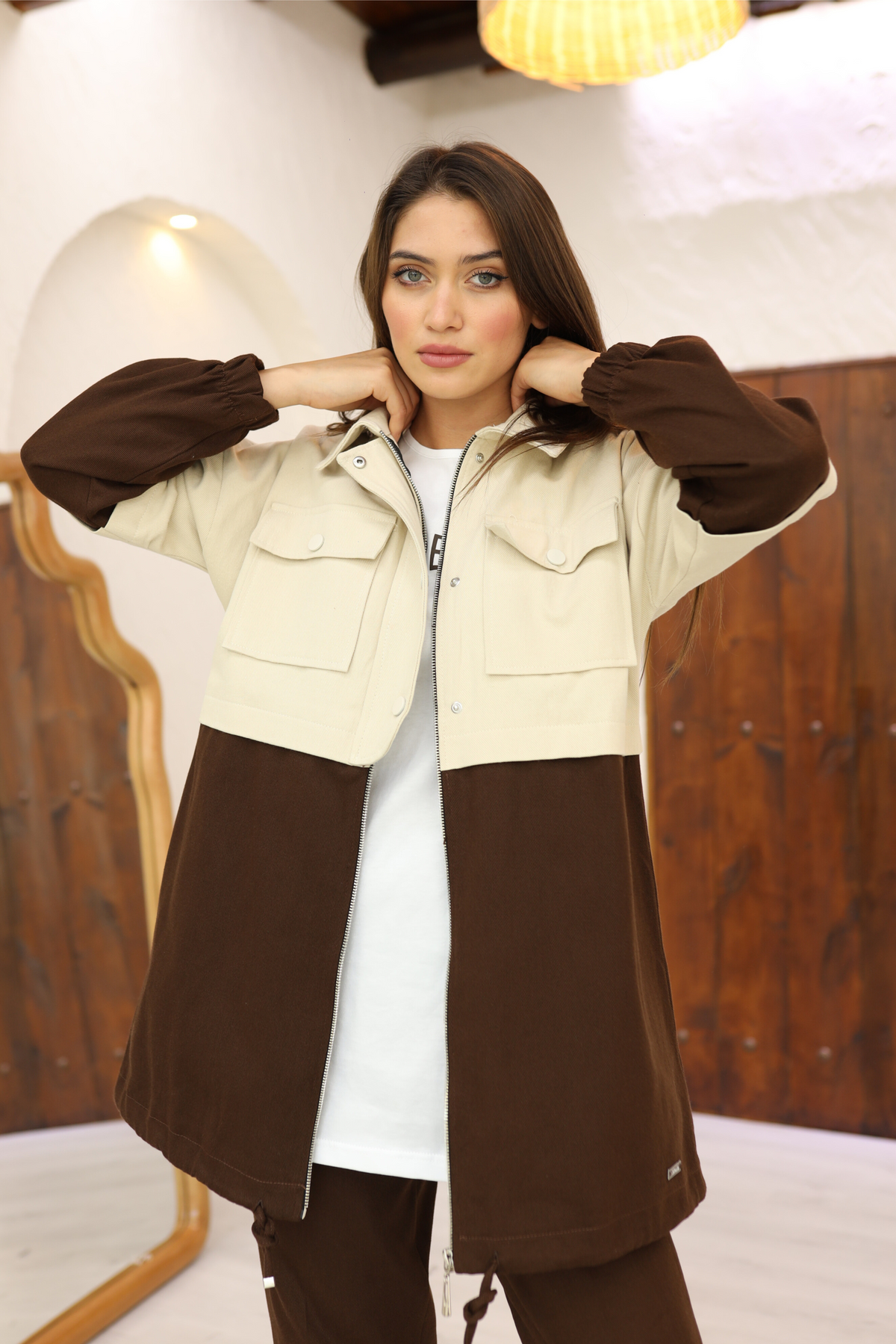 Ensemble 3 Pièces – Imélia – Marron – vue 3