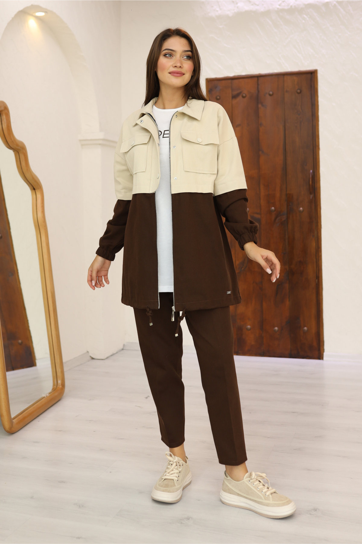 Ensemble 3 Pièces – Imélia – Marron