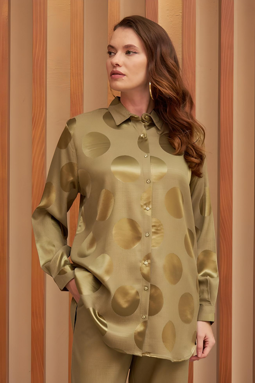 Chemisier Chic Classique – Vert