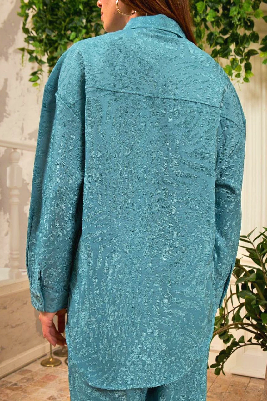 Chemisier Chic Classique – Vert – vue 2