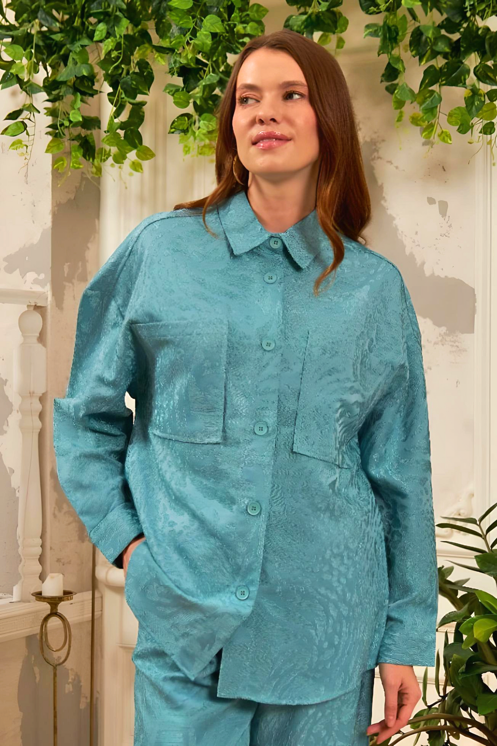 Chemisier Chic Classique – Vert
