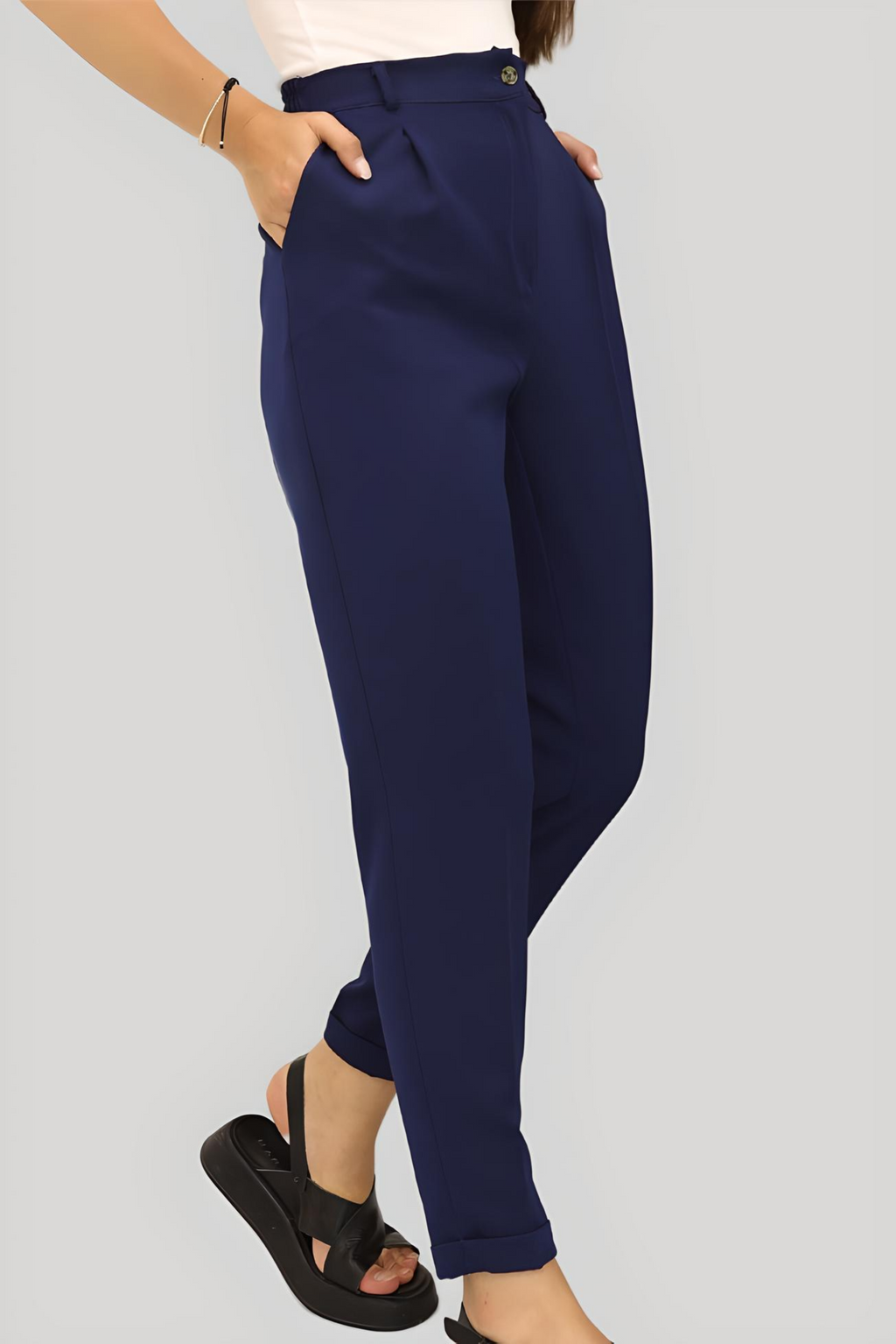 Pantalon Amelia – Bleu – vue 3