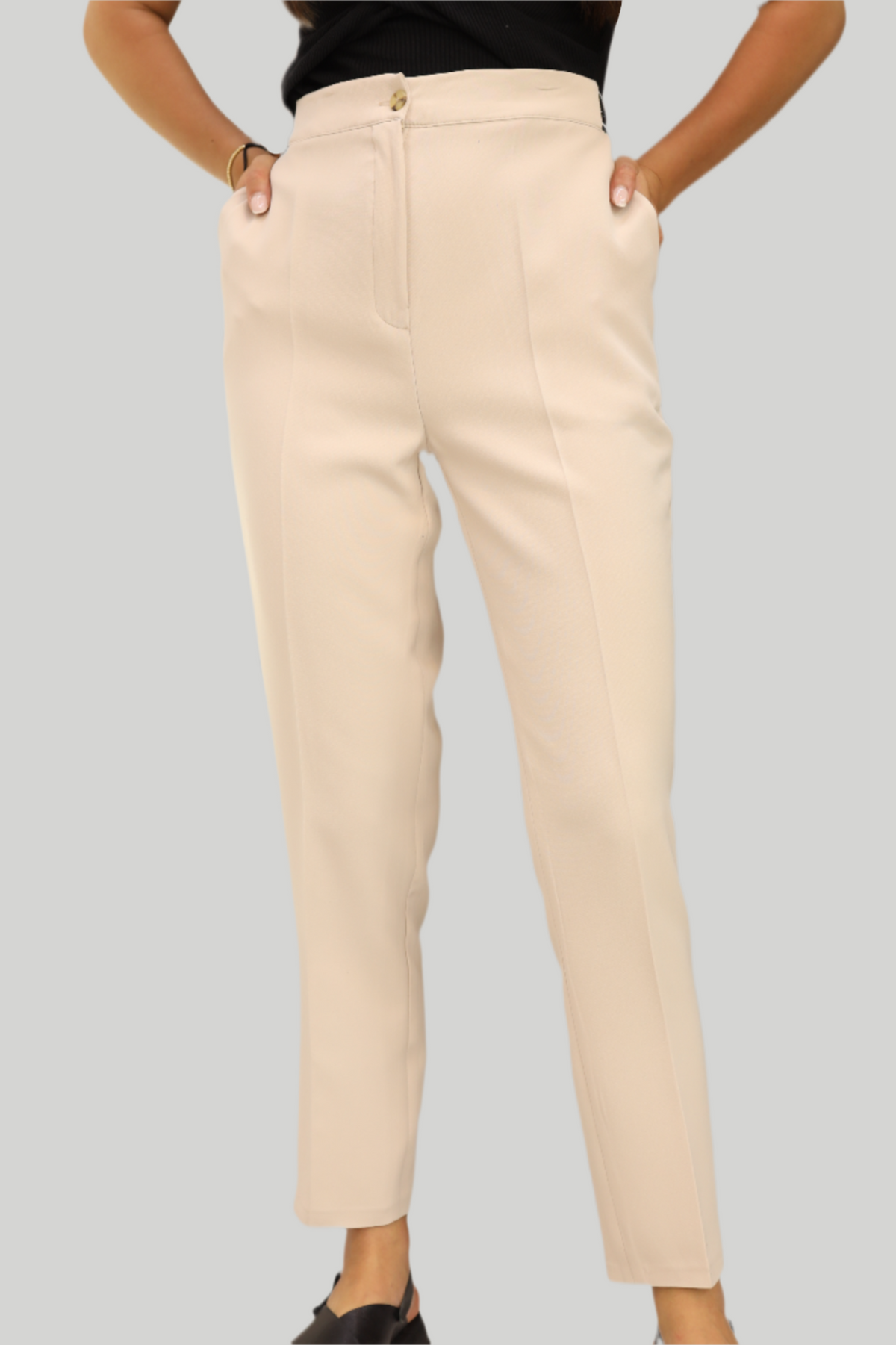 Pantalon Lucie – Crème – vue 2