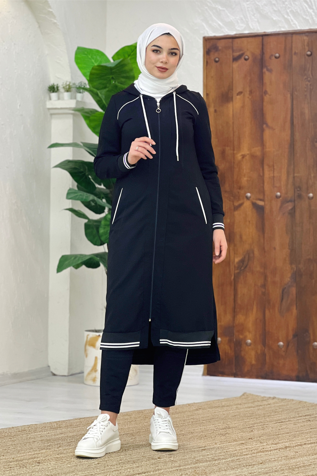 Ensemble 2 Pièces – Noor – Bleu Nuit – vue 2