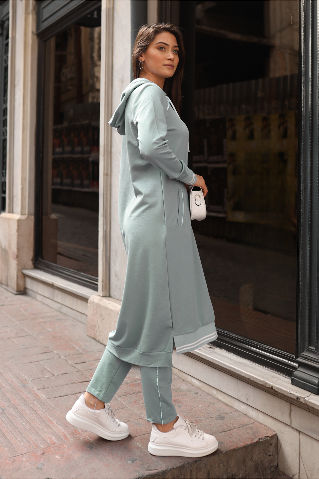 Ensemble 2 Pièces – Noor – Vert – vue 2