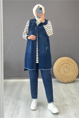 Ensemble 3 Pièces – Assala – Bleu – Jean